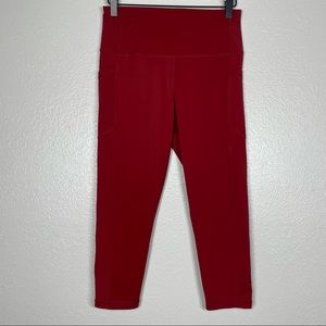 ZYIA Red Pocket Brilliant Hi Rise Capri 20"